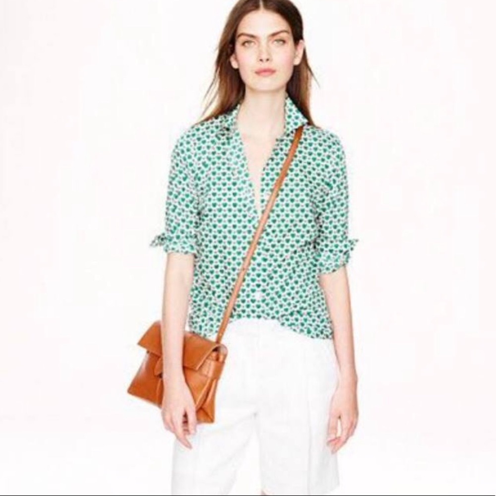 |•J. Crew•| ‘Honeypie’ Perfect Blouse